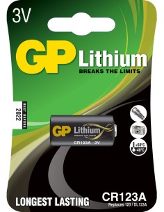 Blister 1 pile 123A - CR17335 llithium GP
