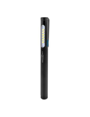 ANSMANN Professional LED penlight, incl. 2× ANSMANN AAA alkaline batteries, mounting clip and magnet