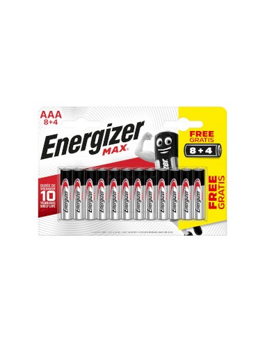 ENERGIZER AAA MAX 8+4 GRATIS