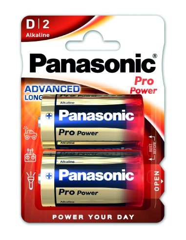 Panasonic Pro Power LR20 Alkaline  1,5V 2 stuks