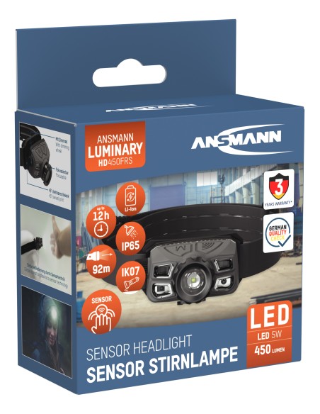 ANSMANN HEADLIGHT HD450FRS