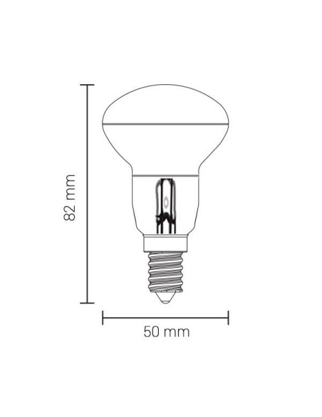 OPTONICA LED BULB R50 5W 600LM 2700K E14