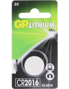 CR2016 GP Lithium Pile bouton 3V 1 pièce