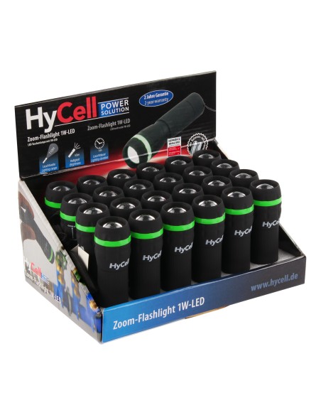 Zoom-Flashlight 1W-LED