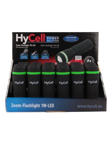 Zoom-Flashlight 1W-LED