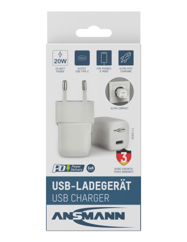 Ansmann 20W  HC120PD-mini  USB-C Home charger