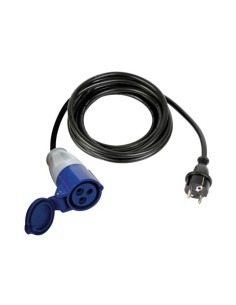 Verloopkabel, H07RN-F 3G2.5, 3 m, 16 A/230 V, 3680 W,