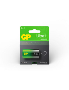 D Mono batterij GP Alkaline Ultra Plus 1,5V 2 stuks