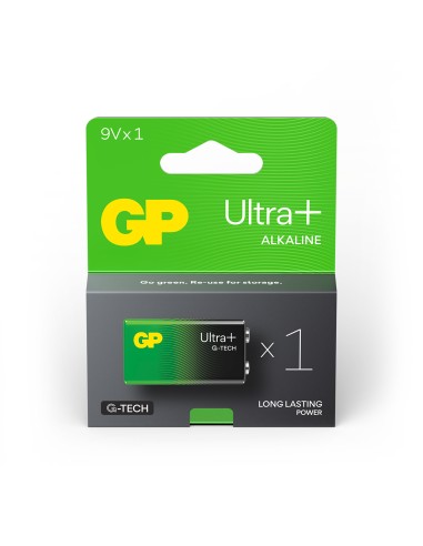 9V batterij GP Alkaline Ultra Plus 9V 1 stuk