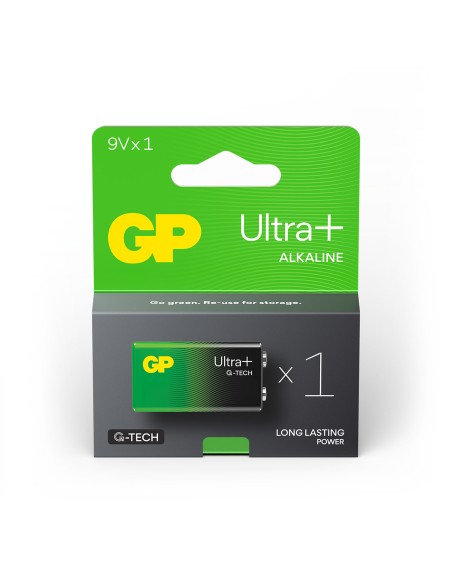 9V pile GP Alkaline Ultra Plus 9V 1 pièce