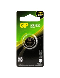 CR1620 GP Lithium Pile bouton 3V 1 pièce
