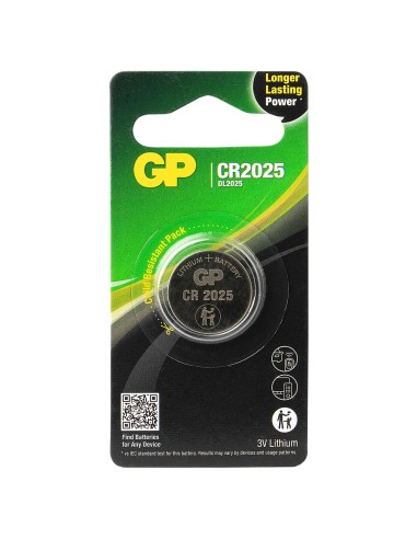 CR2025 GP Lithium knoopcel 3V 1 stuk