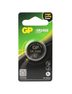 CR2450 GP Lithium knoopcel 3V 1 stuk