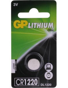 CR1220 GP Lithium knoopcel 3V 1 stuk
