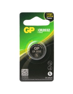 CR2032 GP Lithium knoopcel 3V 1 stuk