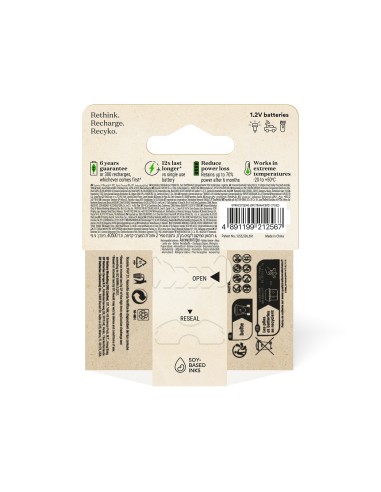 AA batterij Oplaadbaar GP NiMH 2600 mAh ReCyko...