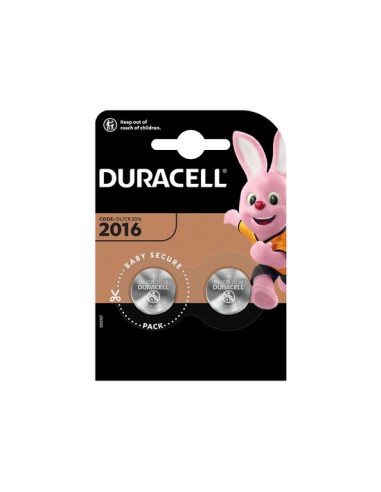 Duracell Pile au lithium CR2016 - 3V - 2 pièces