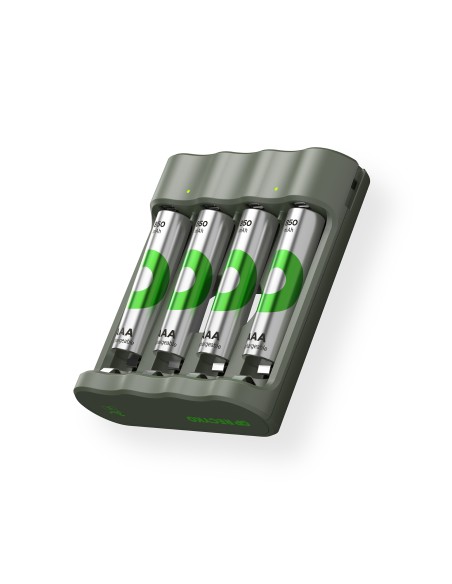 GP B441 USB batterijlader 4XAAA 850 mAh