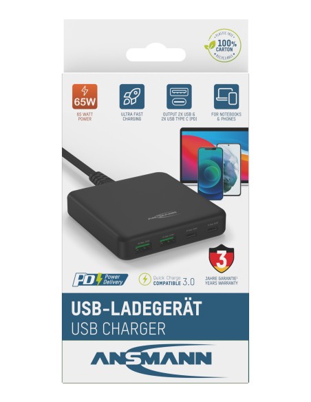 Desktop Charger DC465PD ANSMANN
