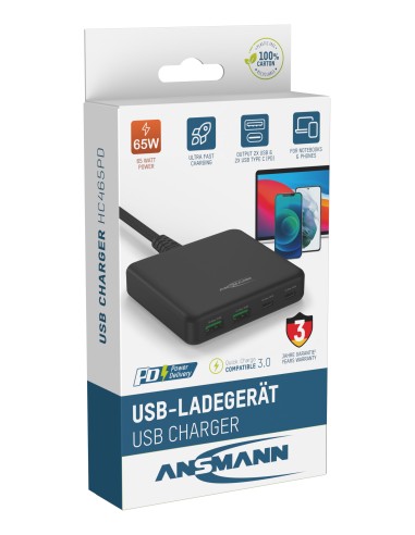 Desktop Charger DC465PD ANSMANN