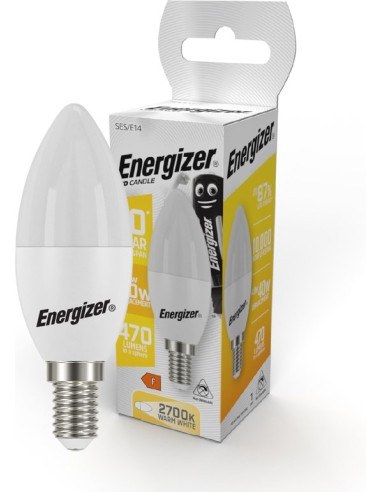 Energizer CANDLE E14 4,9 Watt 470 Lumen