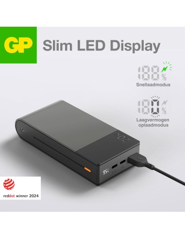 Powerbank GP M20B bleu 20.000mAh 1x USB-A 2x...