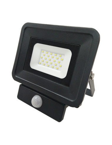 OPTONICA 20W FLOODLIGHT 2800K SENSOR BLACK