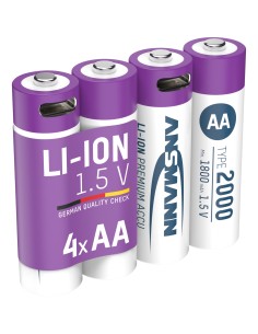ANSMANN LION ACCU RECHARGEABLE 1.5v LION 2