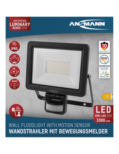 Spot mural LED 30 W ANSMANN Luminary robuste et...