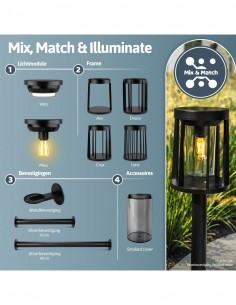 Brendz M&M Floor Mount Black 50cm 2