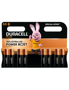DURACELL MN1500/AA/LR06 - PLUS 100% MAINLINE /8