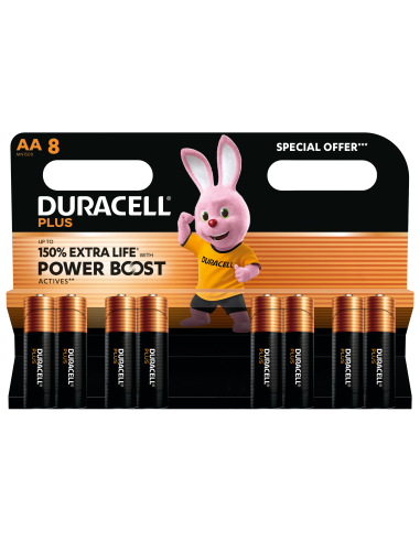 DURACELL MN1500/AA/LR06 - PLUS 100% MAINLINE /8