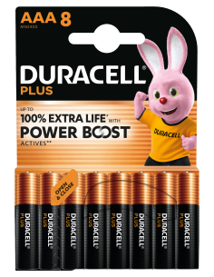 DURACELL MN2400/AAA/LR03 - PLUS 100% MAINLINE /8