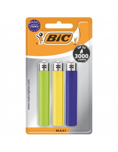 LIGHTER BIC MAXI J26 Blister 3