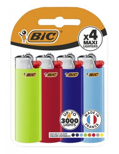 LIGHTER BIC MAXI J26 Blister 4