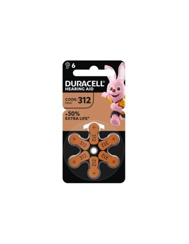 DURACELL D312 ZA312 BL6