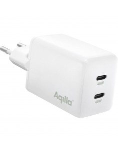 Aqiila Chargebird W2 Adaptateur 45W 2x USB-C GAN
