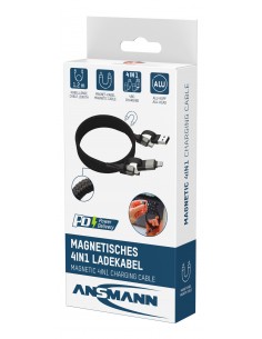 ANSMANN Magnetic cable USB-A -C to USB-C/LIGHTN 120 cm 2