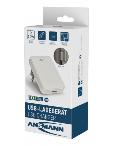 ANSMANN 30W USB-C Wall Charger 130PD