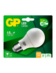 GP CLASSIC E27 A60 5,3W 40W