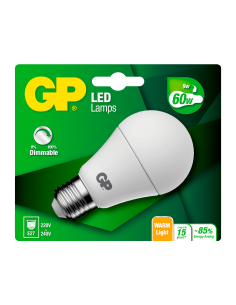 GP CLASSIC E27 A60 8.7W 60W DIMMABLE