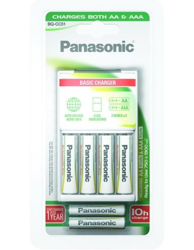 PANASONIC PROMO CHARGEUR 4xAA 2XAAA