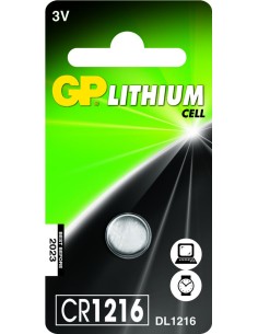Blister 1 pile CR1216 llithium GP