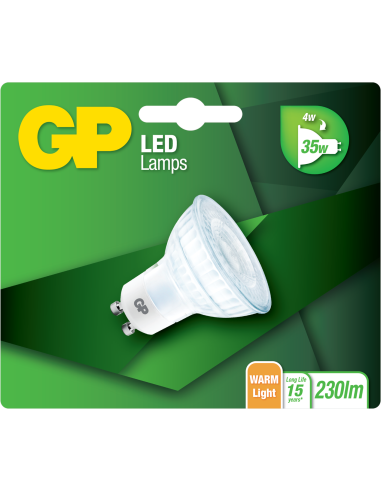 LED lamp GP 080169 GU10 Reflector 4W 1 stuk