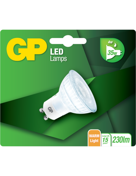 LED lamp GP 080169 GU10 Reflector 4W 1 stuk