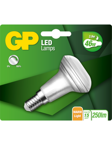 LED lamp GP 087403 E14 R50 Reflector DIM 3,9W 1 stuk
