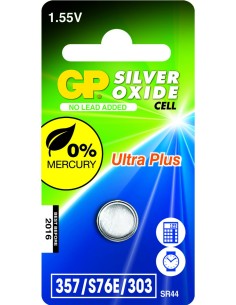 Blister 1 pile 357 - SR44W HD Oxyde argent GP