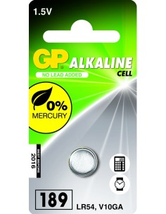 Blister 1 pile 186 - V12GA / L 1142 -LR43 alkaline GP