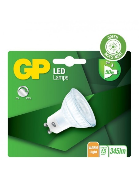 LED lamp GP 080183 GU10 Reflector DIM 5W 1 stuk
